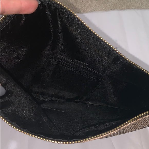 VS Gold Sparkle Foldover Clutch - Picture 4 of 5